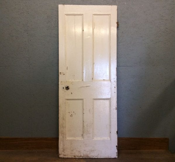 Vintage White 4 Panelled Door