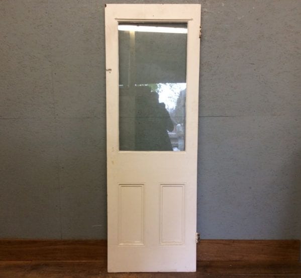 Half Glazed White Door