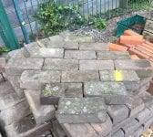 Reclaimed Thick Dark Paving Bricks