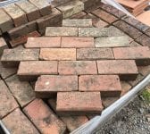 Reclaimed Weathered Red Paving Bricks