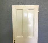 4 Panelled Reclaimed White Painted Door