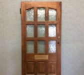 Heavy Hardwood Front Door