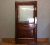 Large Half Glazed Oak 2 Panelled Door