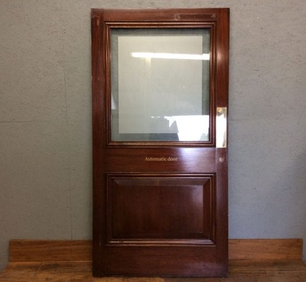 Large Half Glazed Oak 2 Panelled Door