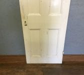 4 Panelled Reclaimed White Painted Door