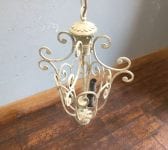 Metal Ornate Frame Hanging Lantern