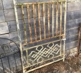 White Decorative Panel Single Gate