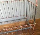 Wrought Iron Vintage Cot