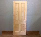 TOP Notch Stripped 4 Panelled Door
