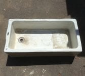Beige Sided Butler Sink Trough
