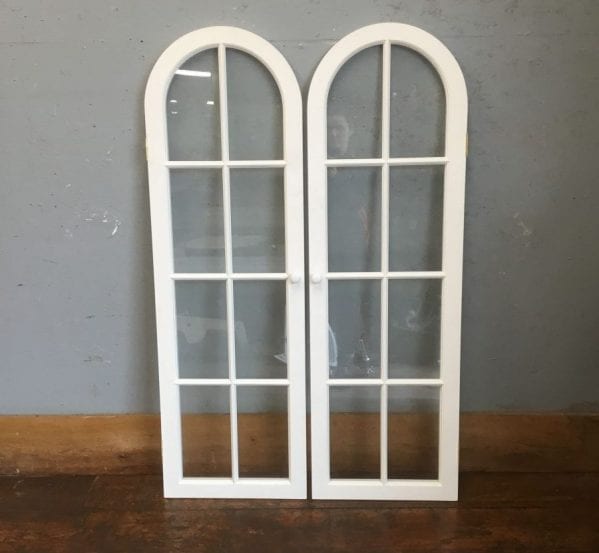 Fully Glazed Arched Cupboard Doors