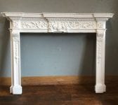 Extra Large Ornate Wooden Fire Surround