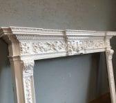 Extra Large Ornate Wooden Fire Surround