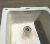 Beige Sided Butler Sink Trough