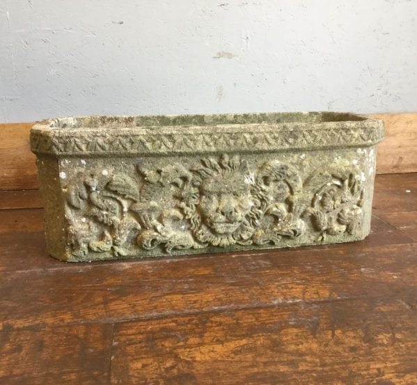 Lion Trough Garden Planter