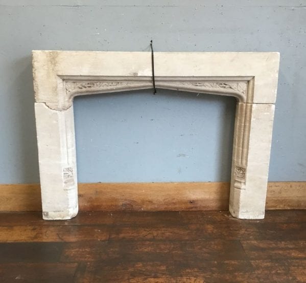 Late Georgian Carved Stone Fire Surround