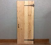 Nice & Light Stripped Ledge & Brace Door