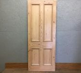 Premium Stripped 4 Panelled Door w Wax Finish