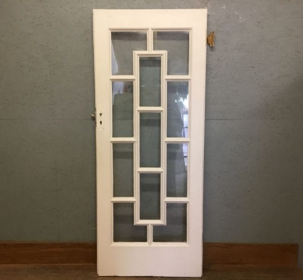 V Nice White Decorative Door