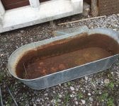 Galvanised Long Bath Trough