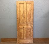 Stripped 4 Panelled Door Push Plates