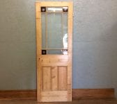 Stripped Half Glazed Door