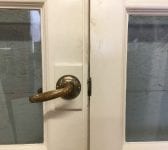 Very Nice Large White Double Glazed French Doors