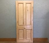 Premium Stripped 4 Panelled Door w Wax Finish