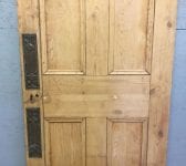 Stripped 4 Panelled Door Push Plates