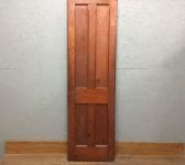 Narrow Pitch Pine 4 Panel Door