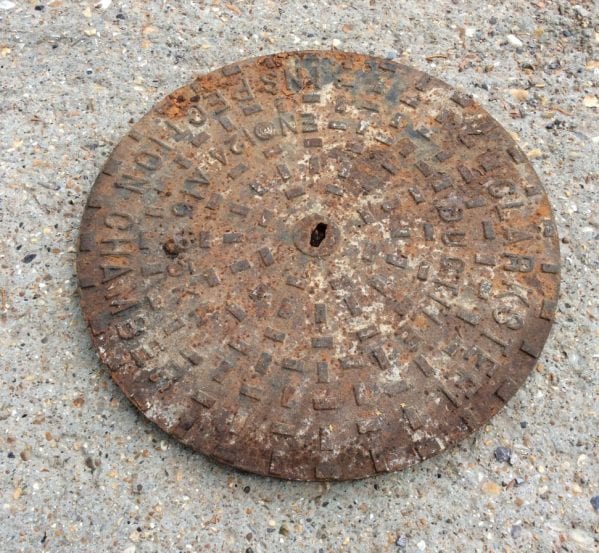 Circular Man Hole Cover without frame