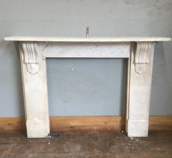 Marble Shell Corbel Fire Surround