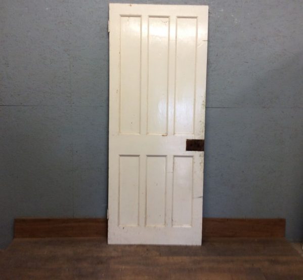 Large White 6 Panelled Door