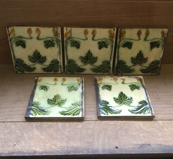 Yellow & Green Floral Tiles