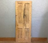 Stripped Four Panel Door (Cracked)