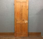Orange Stripped 4 Panelled Door