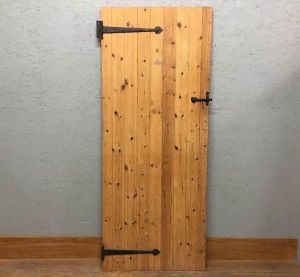 Nice Smooth Pine Ledge & Brace Door