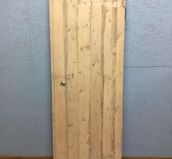 Pine Stripped Ledge & Brace door