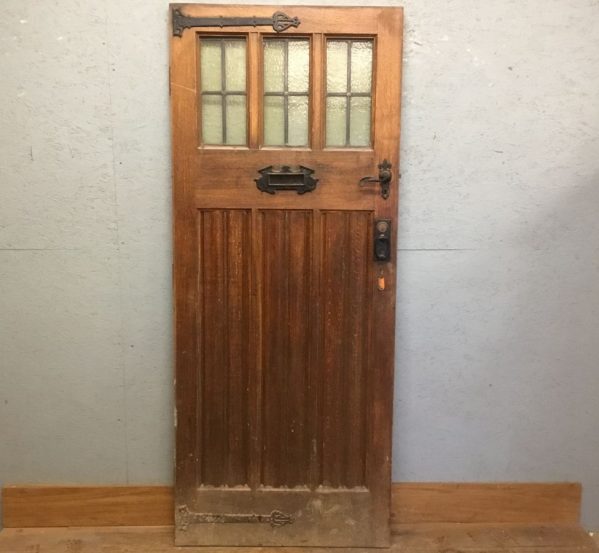 Plush Oak Half Glazed Front Door