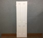 Narrow 4 panelled Door Painted White