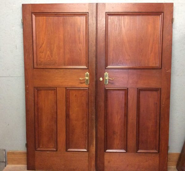 Heavy Oak Double Doors (1 over 3)