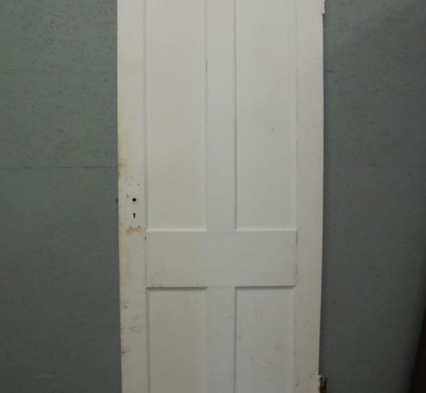 4 Panel Pine Door painted white