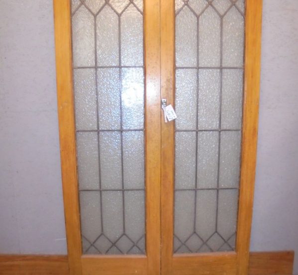 glazed pair of doors