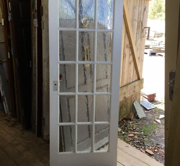 Glazed White Door