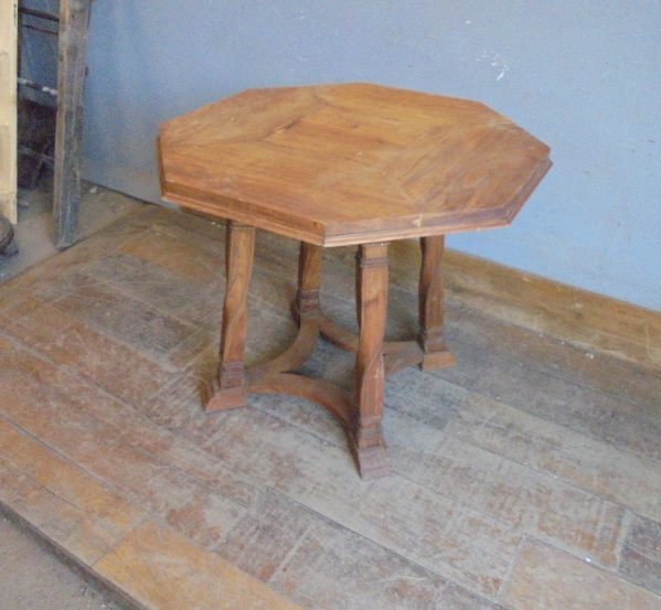 Reclaimed Pine Octagonal Table