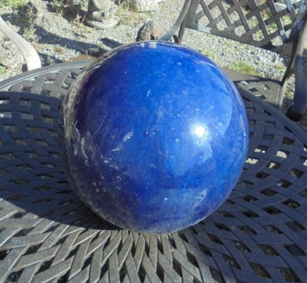 Blue garden ball