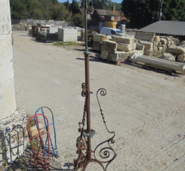 Wrought Iron Lamp Stand