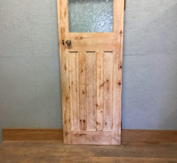 Half Glazed Pine Door
