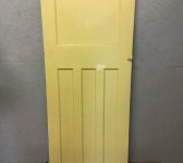 Narrow Painted Panelled Door