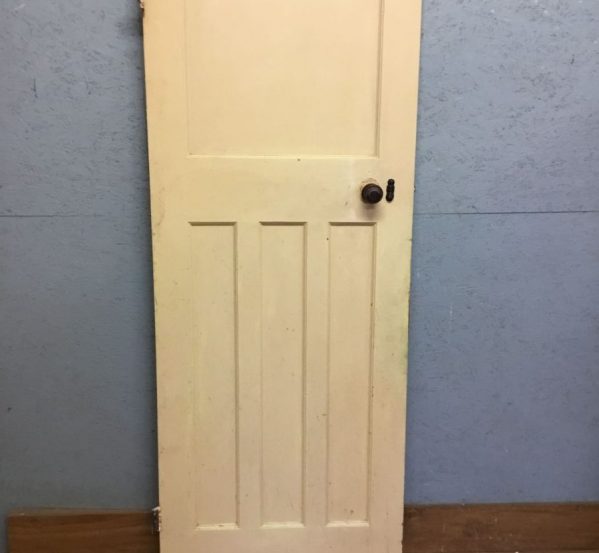 Beige Painted Panelled Door